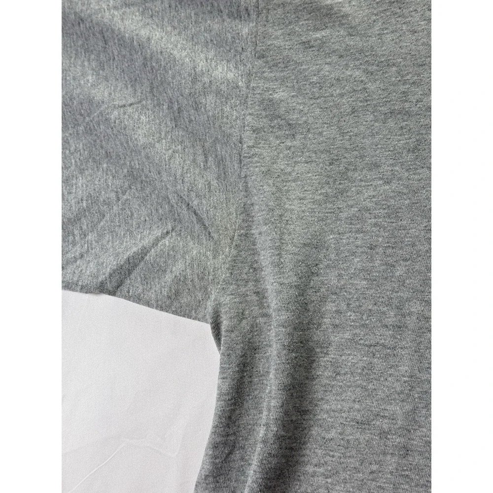 Vintage Adidas USA made athletic dept tee XL gray y2k Distressed shirt